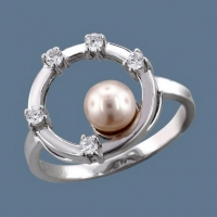 Серебряное кольцо 01К352716