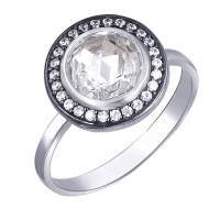 Серебряное кольцо с фианитом 01К1511100Ч